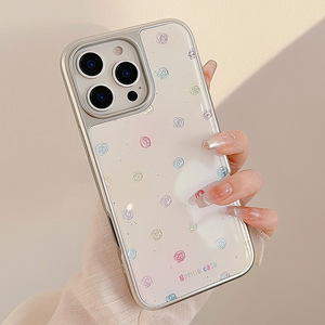 Ins Cute Pattern Gilding Phone Case Epoxy Shell