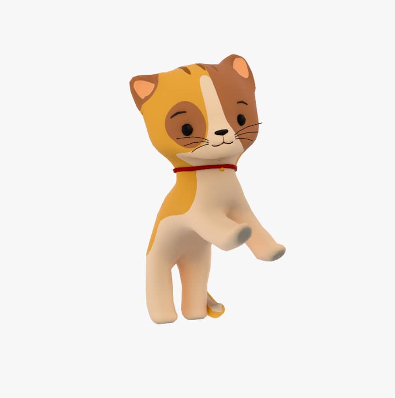 Cat Virtual Pet in Gabb Go App